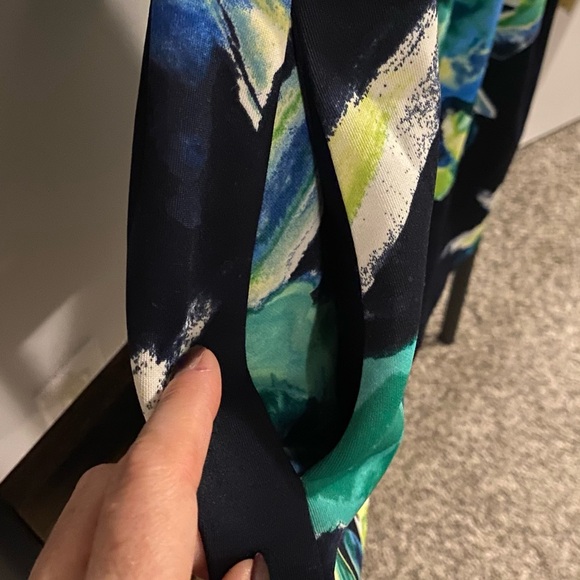 2/$40 Vince Camuto Printed Fit and Flair Dress - Picture 3 of 7